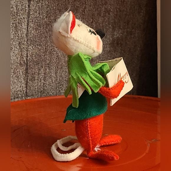 Vintage Annalee 7" Mouse Christmas Carol Mobilitee Doll - Picture 4 of 8